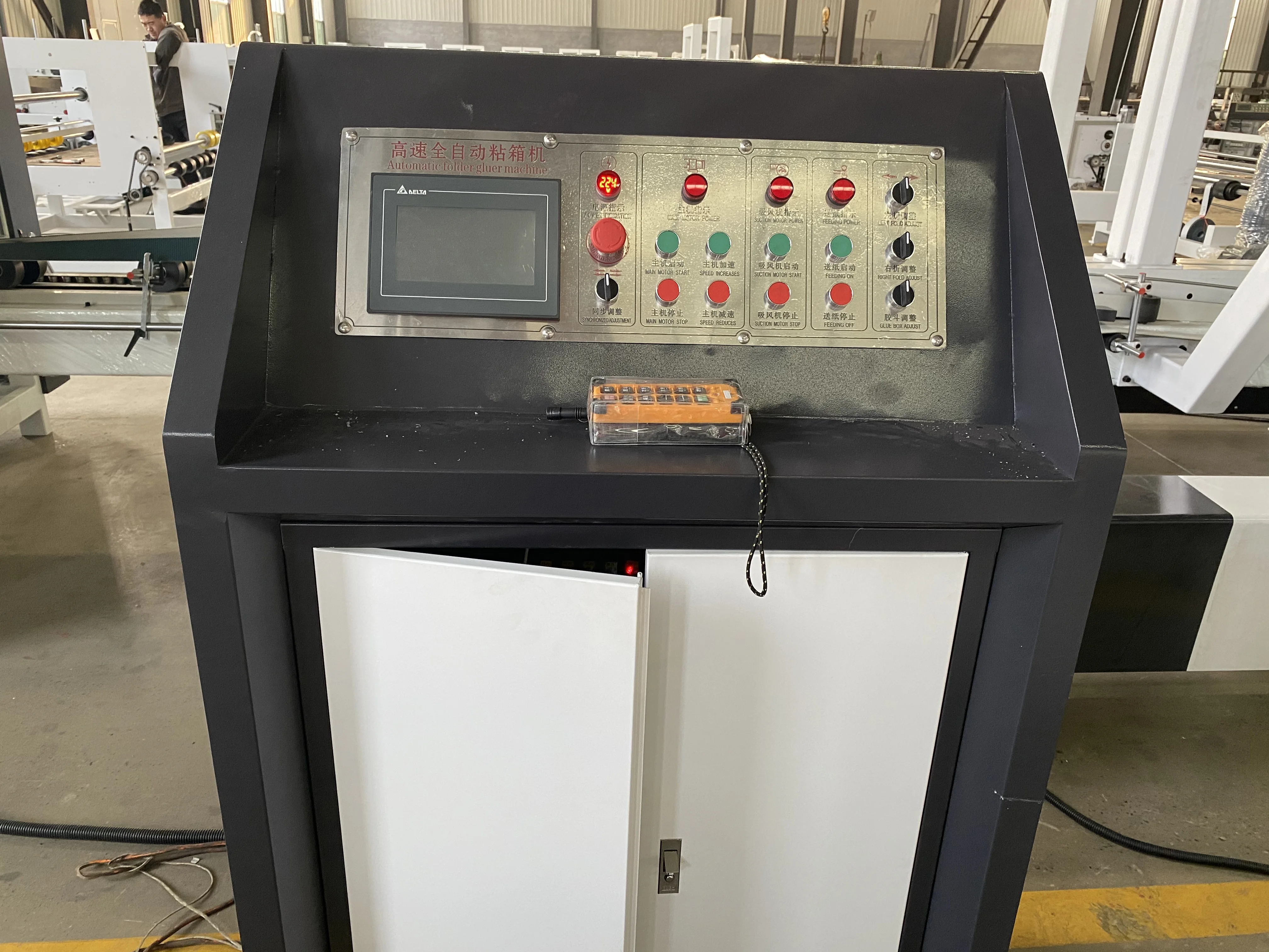 Hebei automatic carton box folder gluer machine