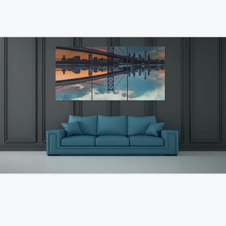 big size Home Decoration Modern Wall Art Glossy Painting Diy Acrylic Photo Printing