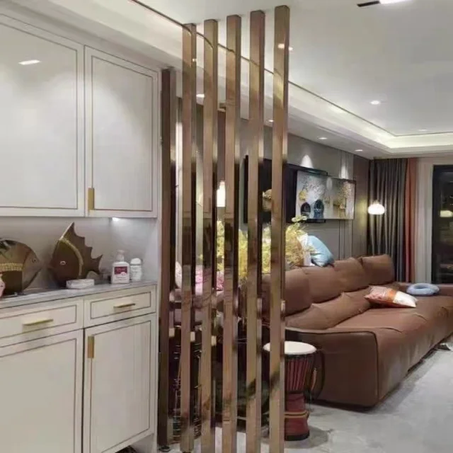 Metal Building Material Modern Popular Iron Home Living Room Partition Screens Storage shelf Multi-Functional Flower Stand