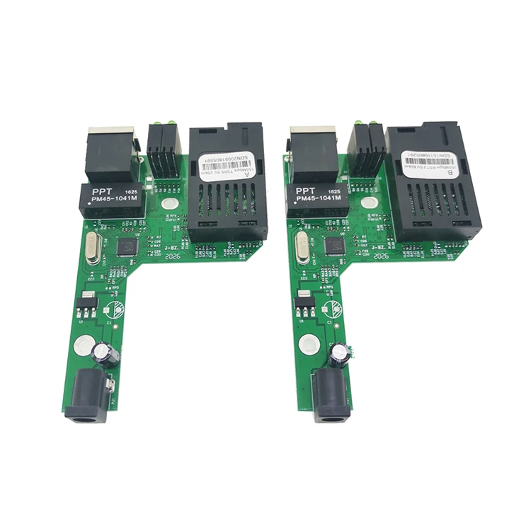 Pcba для платы преобразователя медиа, волоконно-оптический медиа-конвертер Iso9001,Iso14000,Iatf16949