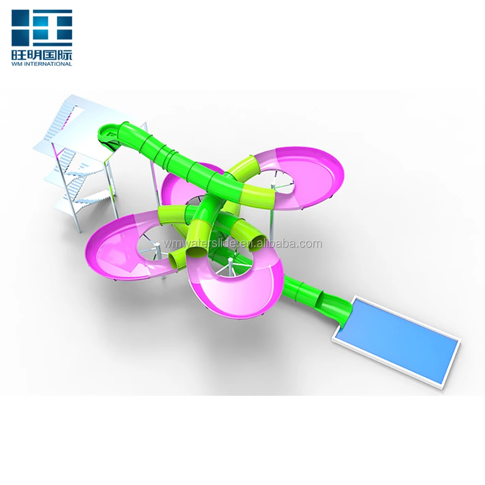 Best Price Fiberglass Pool Slide Used Commercial Water Slides For Water Park Project