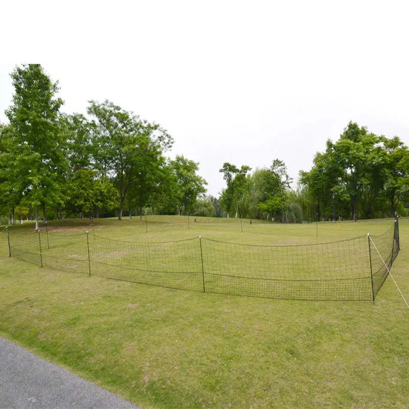 Customized plastic poultry electric fence mesh netting with fiberglass post for chickens