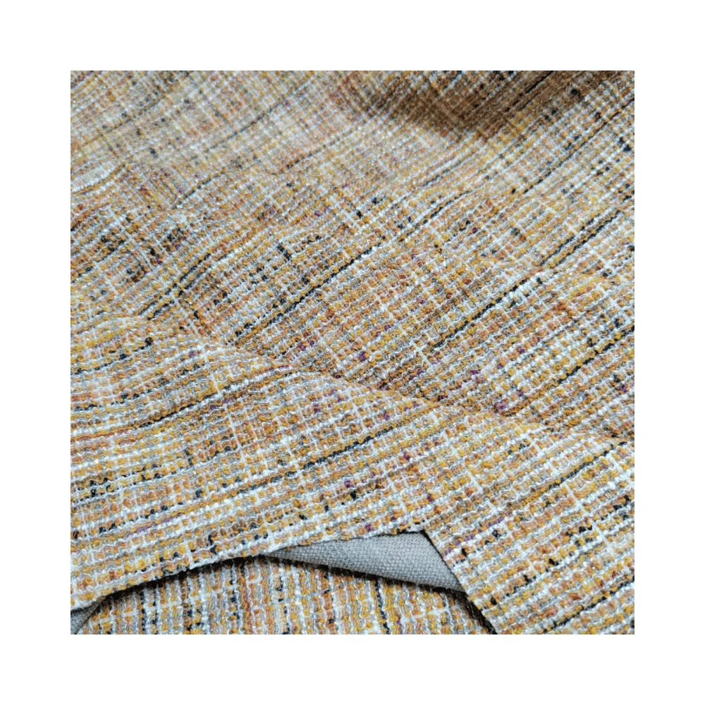 Wool polyester  fabrics wool blended fabrics plaid style  single-faced  high quality fashionable  for  women boys girl coats