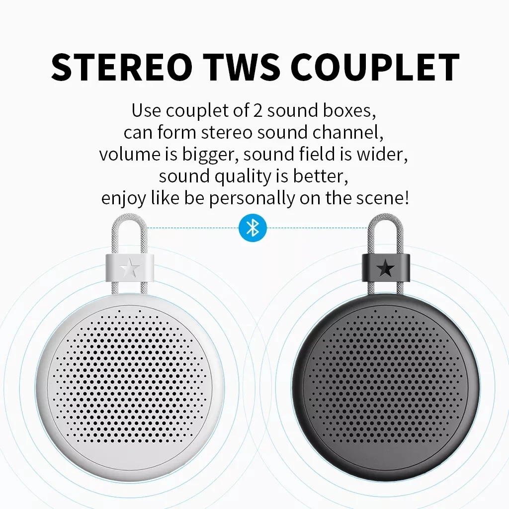 F10 Handhold Waterproof Outdoor 800mAh Music Player Rechargeable BT Gaming Wireless Blue tooth Usb Portable Speaker