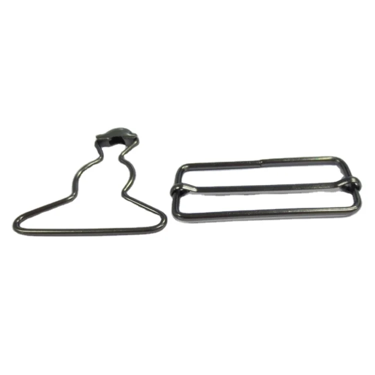 Wholesales gourd shape jeans button denim fastener adjustable strap slide suspender buckle