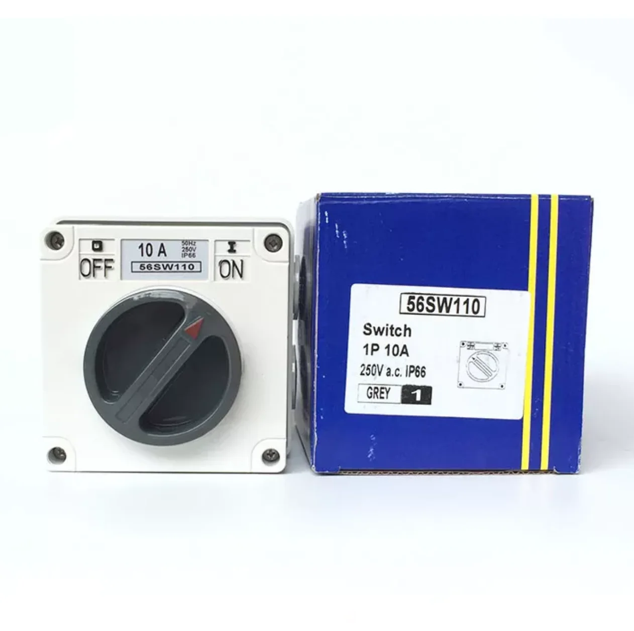 Переключатель SAIPWELLseries 1P 2P 3 полюса 10A 20A 32A 50a 63a Квадратный ручной переключатель водонепроницаемый изолирующий переключатель 56SW Австралийский переключатель