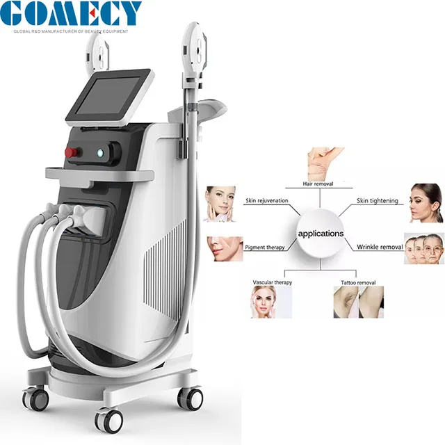 Beauty Salon Equipment 3 In 1 Laser Beauty Machine Multifunction Ipl Yag Laser Rf Elight