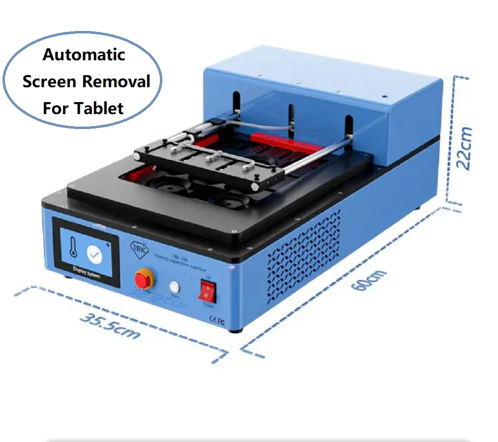 Elekworld TBK-288L Automatic Screen Separator for Tablet phone for iPad For Samsung Tab screen removal fixture repair tool