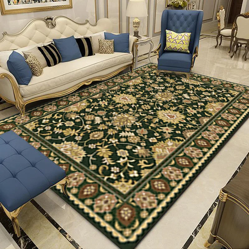 Designer Imitation Cashmere Rugs Floor Carpet Price Big Rugs For Bedroom Living Room Rug Printed