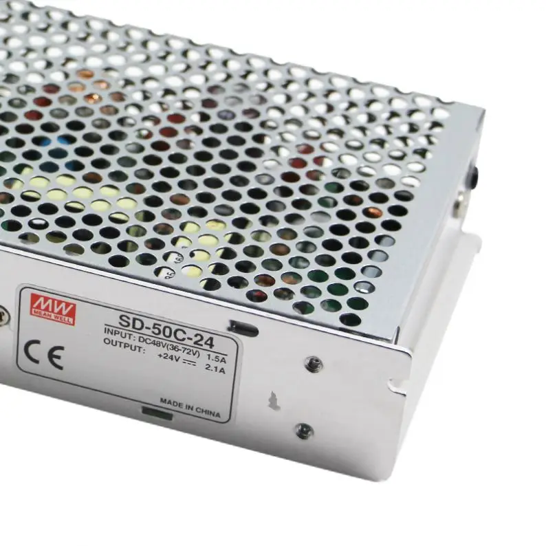 Meanwell SD-50C-24 50 Вт DC-DC преобразователь Регулятор модуль с переключением между дальним и выход для автоматического вождения 24В Импульсный источник питания светодиодного табло