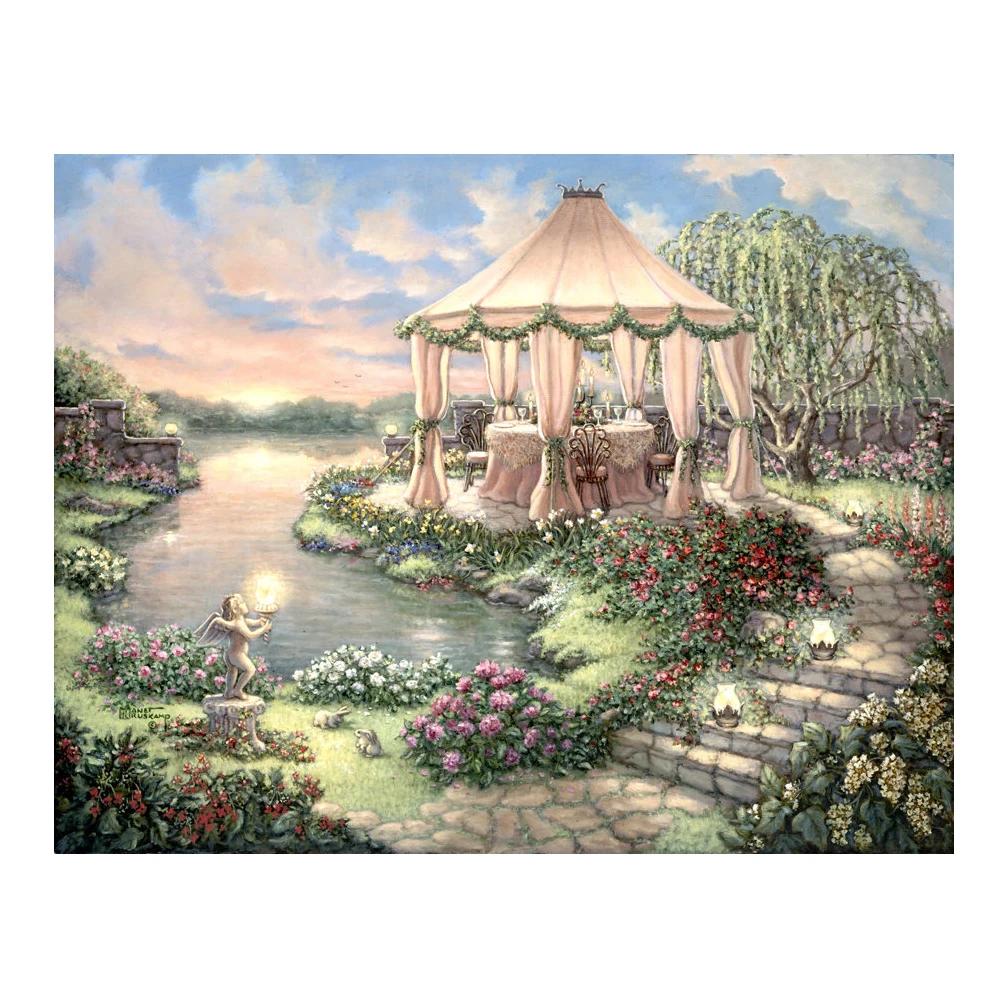 2021 Diamond Painting Large Abstract Art House Decor Pastoral Landscape Map Custom Diamond Painting