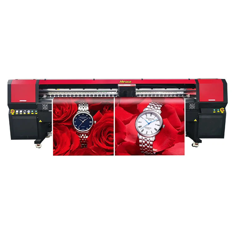 Mimage 3.2m 10ft large format printer fast speed 512i pvc banner tarpaulin printing machine