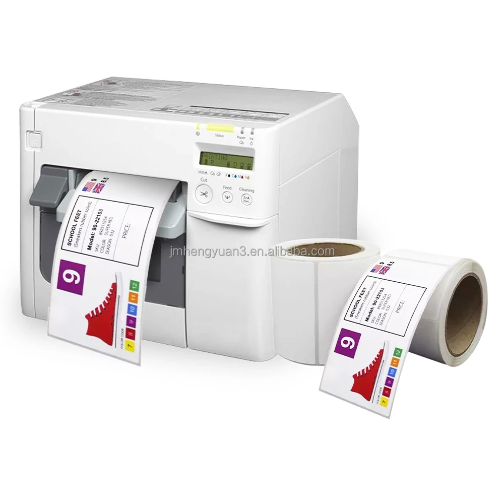 inkjet sticker label jumbo roll self adhesive sticker paper roll glossy matte white inkjet printer