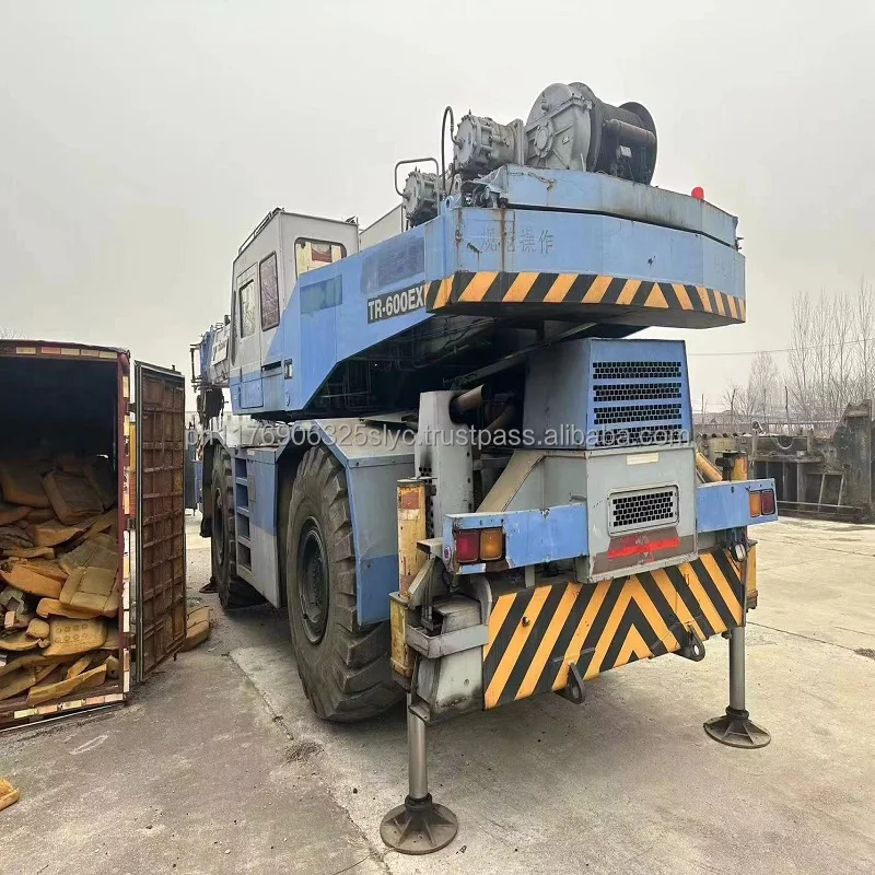 Tadano TR-600EXL for sale,Cheap used 60ton Tadano rough crane