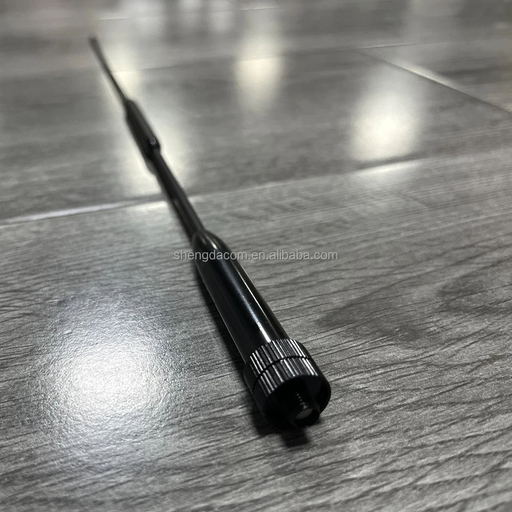 Handheld radio antenna VHF UHF Dual band mobile communication antenna  whip car antenna with SMA-female