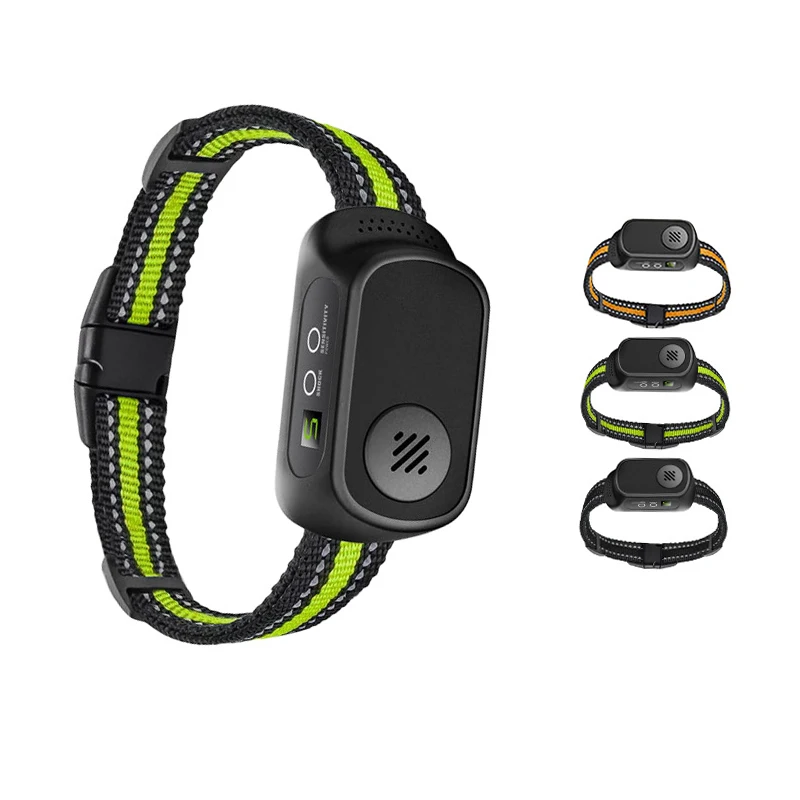 Anti Barking Shock Collar USB Electric Dog Training No Bark Collar Rechargeable With Digital Display Waterproof Puppy Trainer