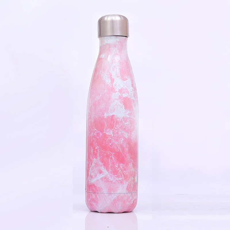 2021 hot sale Water Bottles Stainless Steel Marble 750Ml,Double Wall Vacuum Flask Insulated Water Bottle Stainless Steel/