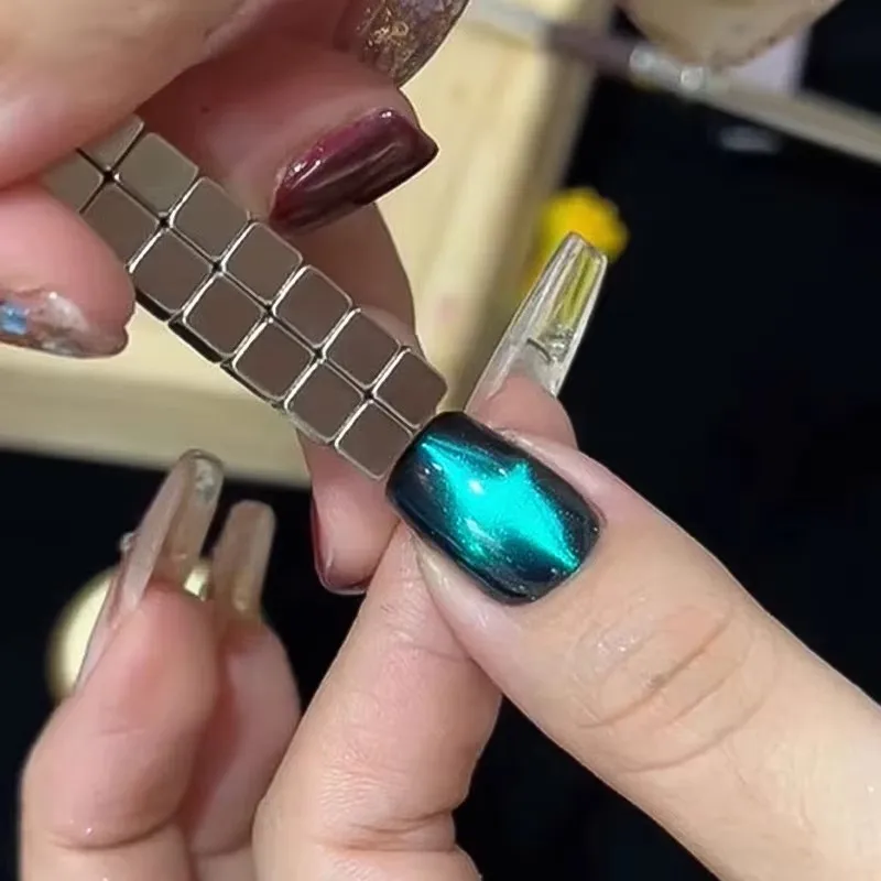 5mm 27pcs Nail Magnet Multi-Function Strong Cube For Nail Gel Polish Square Magnet Manicure Tools