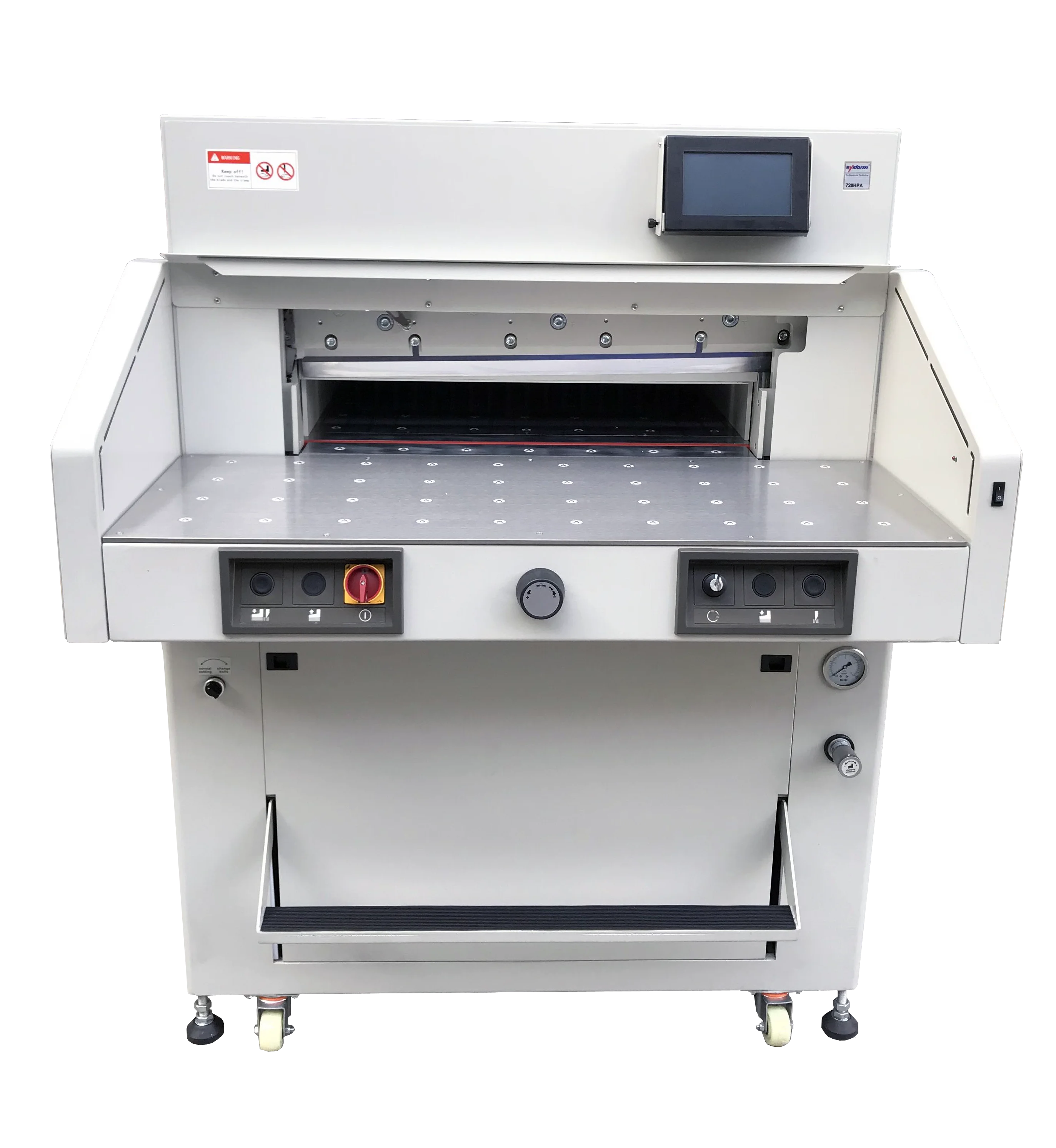 Hydraulic guillotine with side table New Launched Sysform 520HP Hydraulic Paper Cutter Paper Cutting Machine