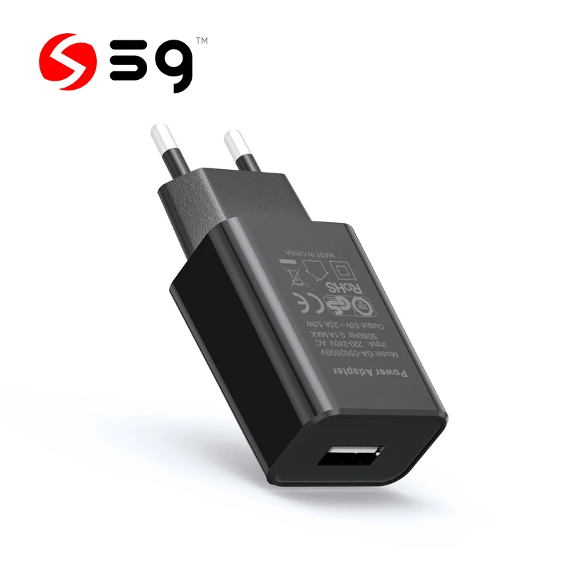 5V 2A GS CE RoHS European standard Usb smart Phone Wall Travel Charger  high quality Fast Mobile Phone Charger
