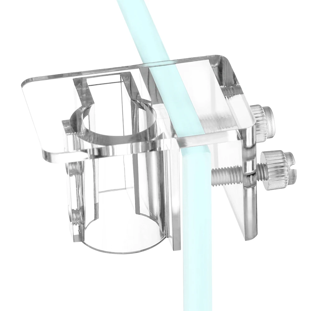 Aquarium Hose Fixing Clip Acrylic Transparent   Fish Tank Pipe Hose Fixing Clip  Tube Clamp Holder aquarium equipment