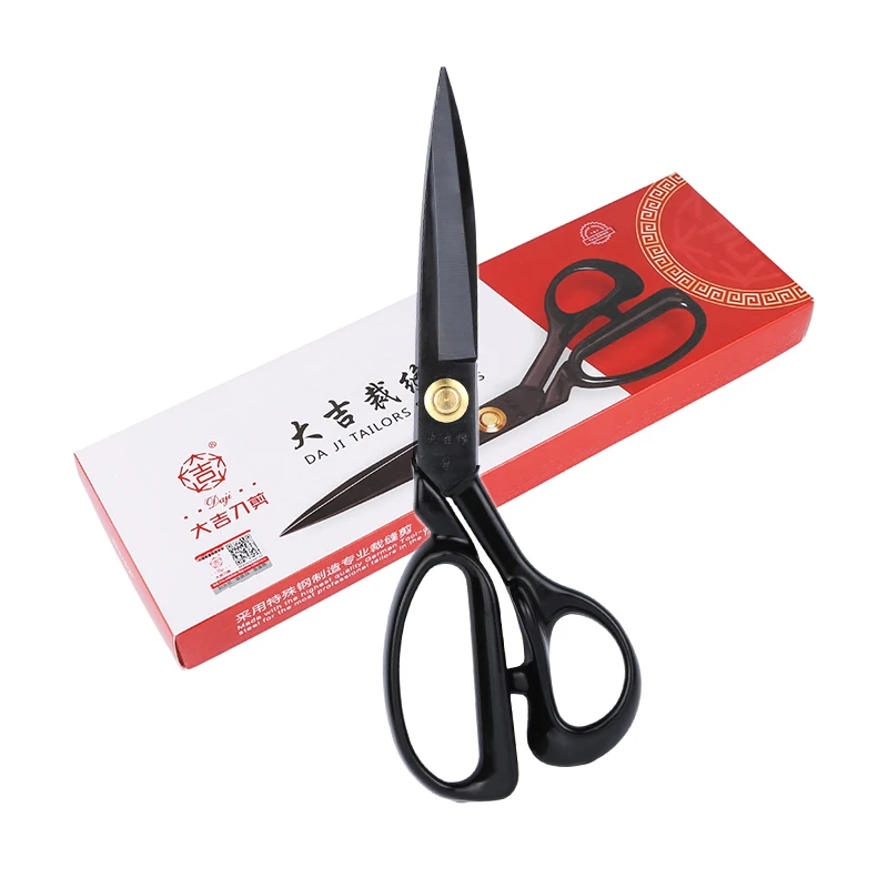 Black Tailoring Scissors Sewing Shears DIY Smooth OEM Stainless Steel Qianli Mega Idea Nano Soldering Iron for Clothes Cutting
