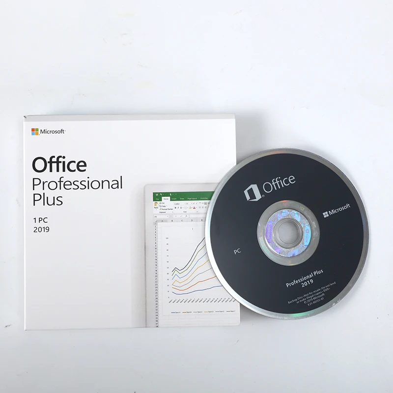 Оптовая продажа 2019 Профессиональный офис Pro Plus Полный комплект DVD Бесплатная