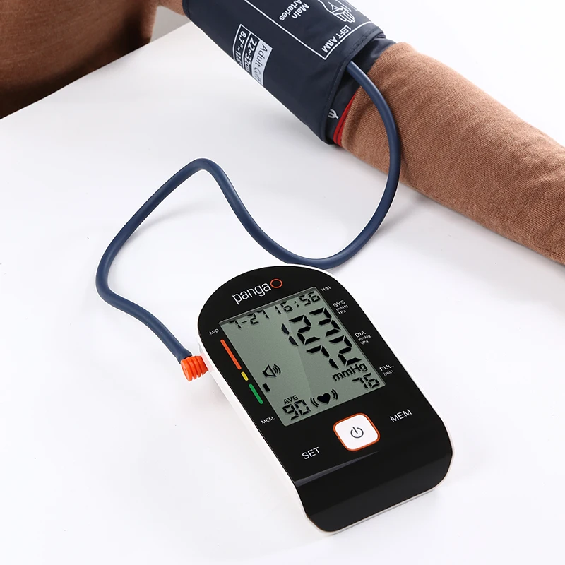 CE approved mecical check tool digital upper arm type voice blood pressure monitor BP machine