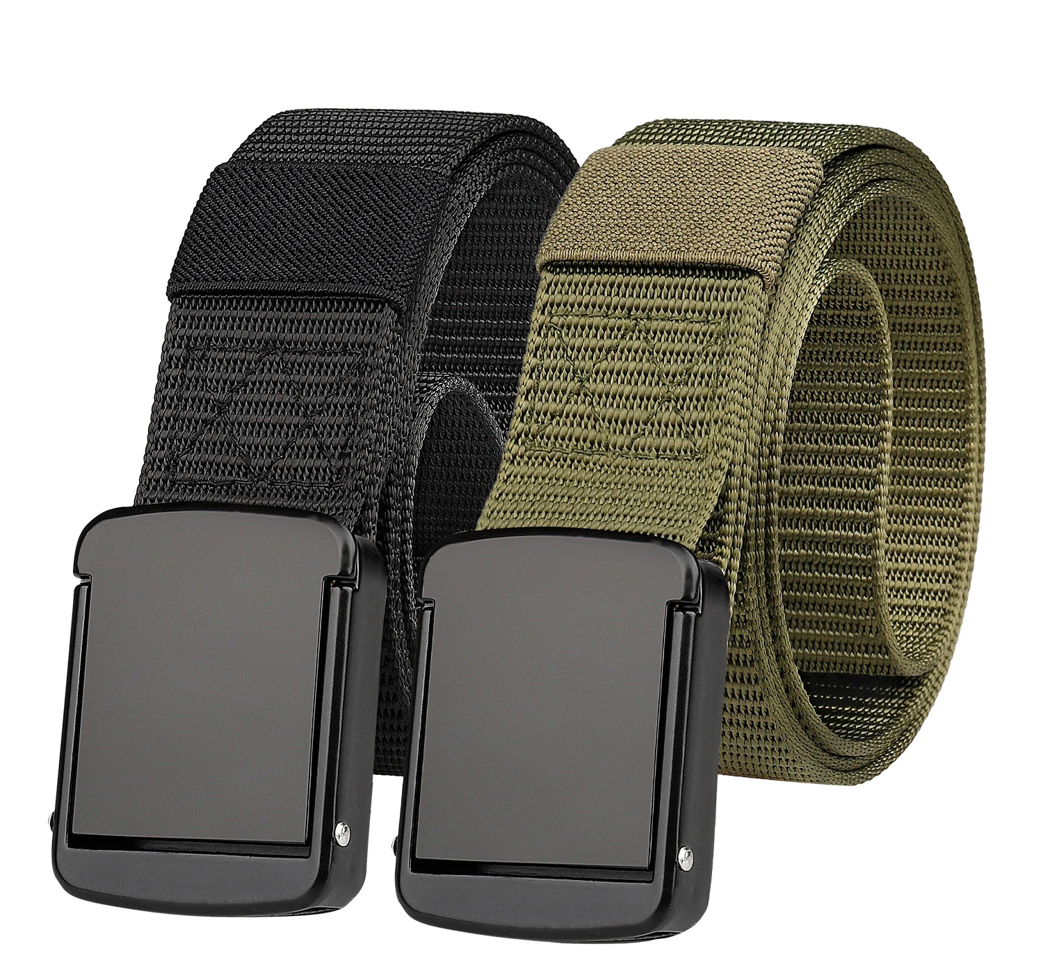 Nylon Tactical Belt Adjustable Durable and Comfortable Metal Buckle Quick Release Belt For Outdoor Hiking Working Tactical Belt