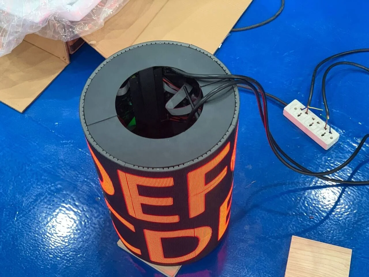 Indoor Circle Round LED Screen P2.5 P2 P1.875 P3 P4 Indoor Flexible Soft LED Module P4 240x120mm Indoor Bendable LED Module