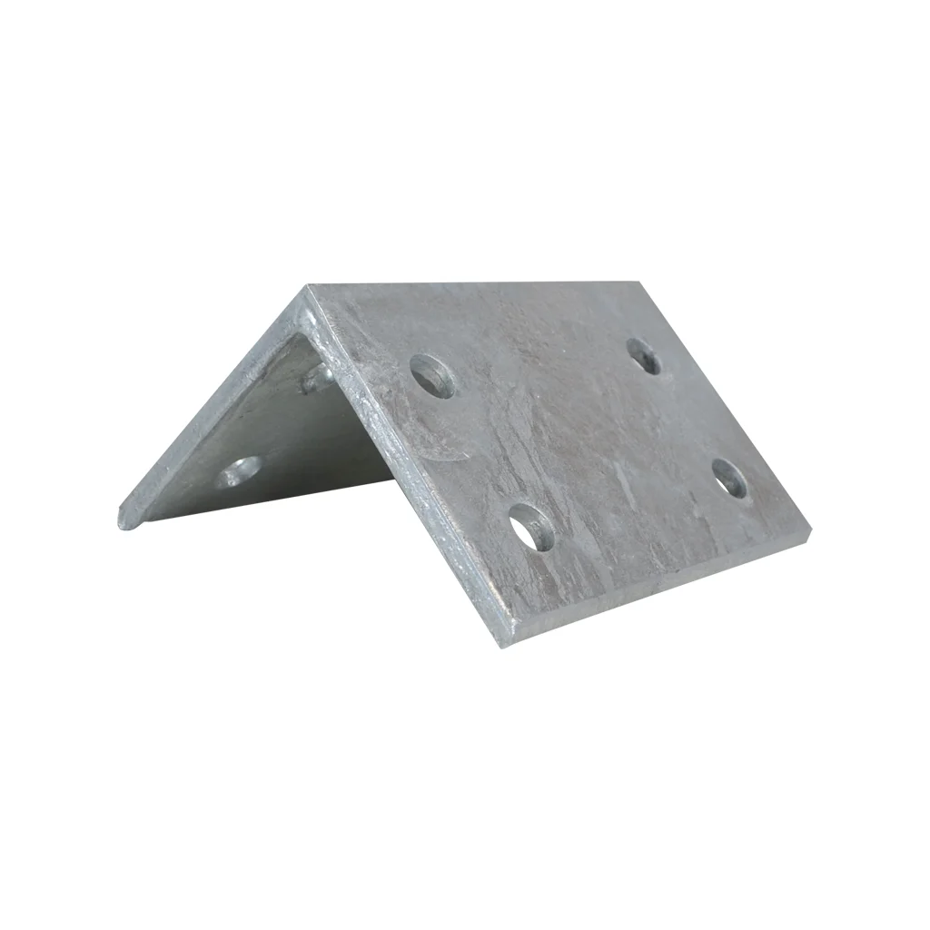 100*100 150*150mm hot dip galvanized perforated steel structural angle bracket slotted iron equal and unequal for construction