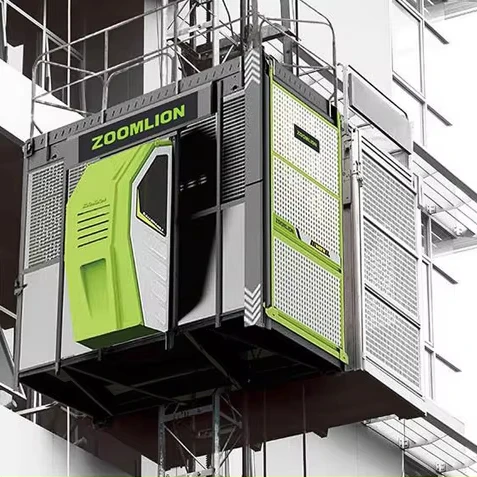 used zoomlion passenger hoist low price electric sc200/200 rack and pinion construction building hoist winch anhui