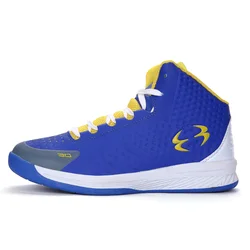 Китайская фабрика, эластичная подошва, мужские спортивные высокие кроссовки, индивидуальная Нескользящая Баскетбольная обувь