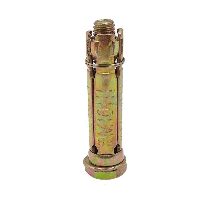 3PSC/4PCS Fix Bolt Yellow/White Zinc Plated Stainless/Carbon Steel Grade4.8 Fix Expansion Anchor Bolt