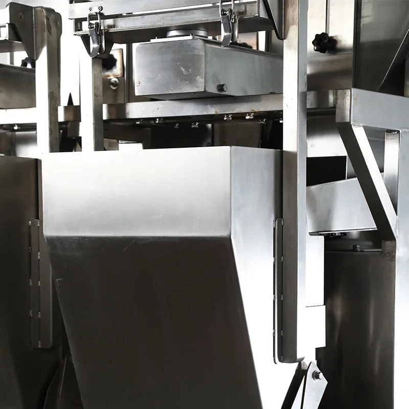 2 head linear weigher automatic packing weigher beans nuts seeds granule weighing packing machine