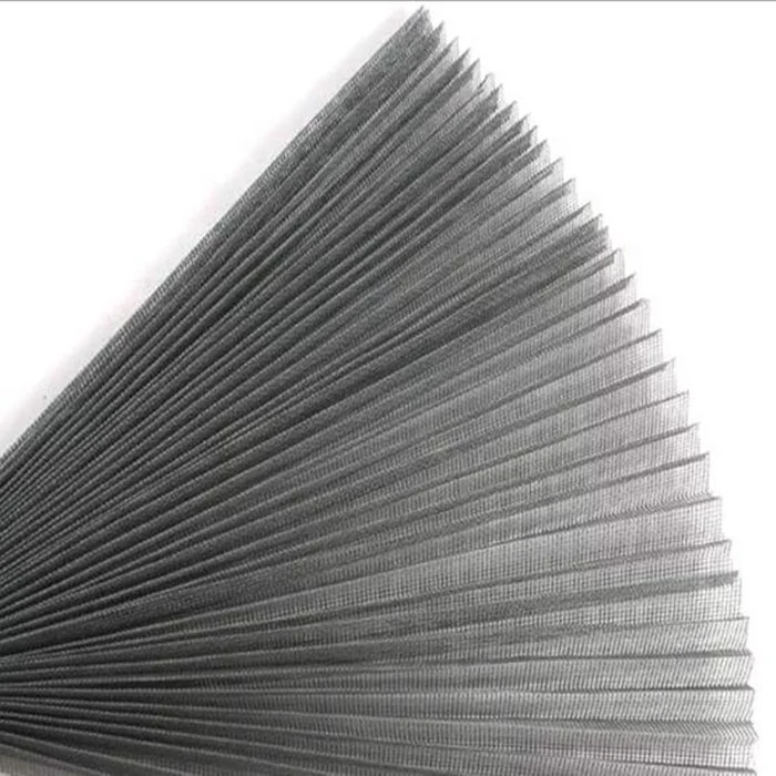 Manufacturer of Mosquito Waterproof Plisse Insect Screen/Polyester Pleated mesh/Retractable/Folding Net