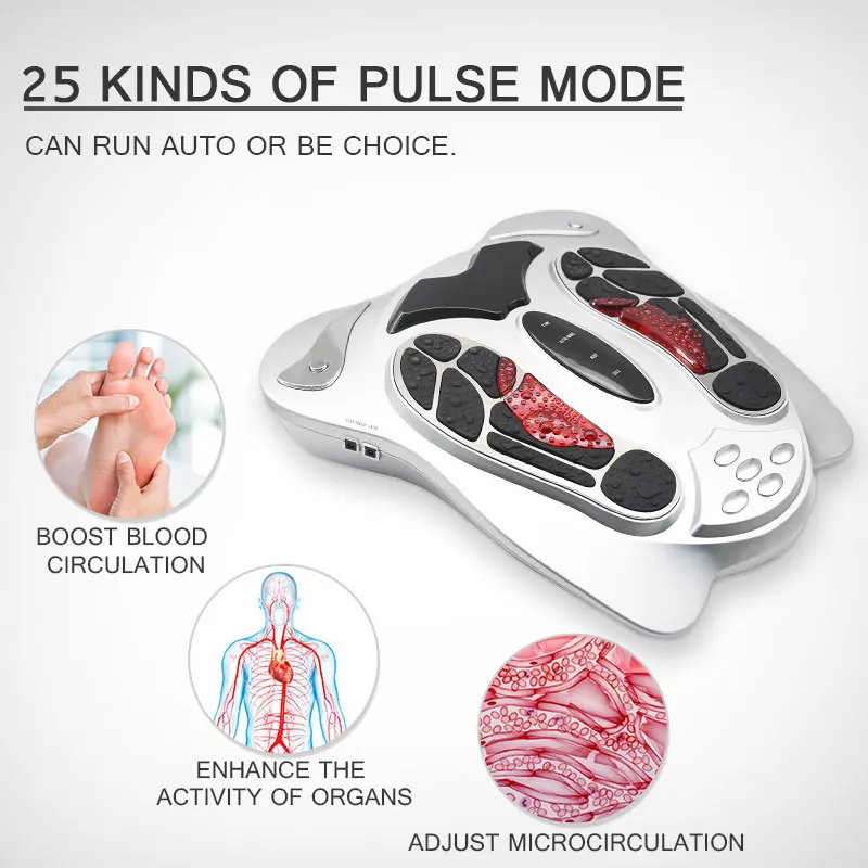 
New price health care equipment home therapy blood circulation vibrating electric ems foot massager machine 