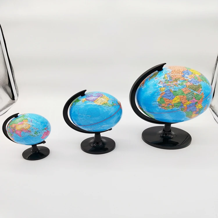 Оптовая продажа, Классические Декоративные настольные вращающиеся глобусы, Интерактивная карта мира для обучения, глобусы 14,2