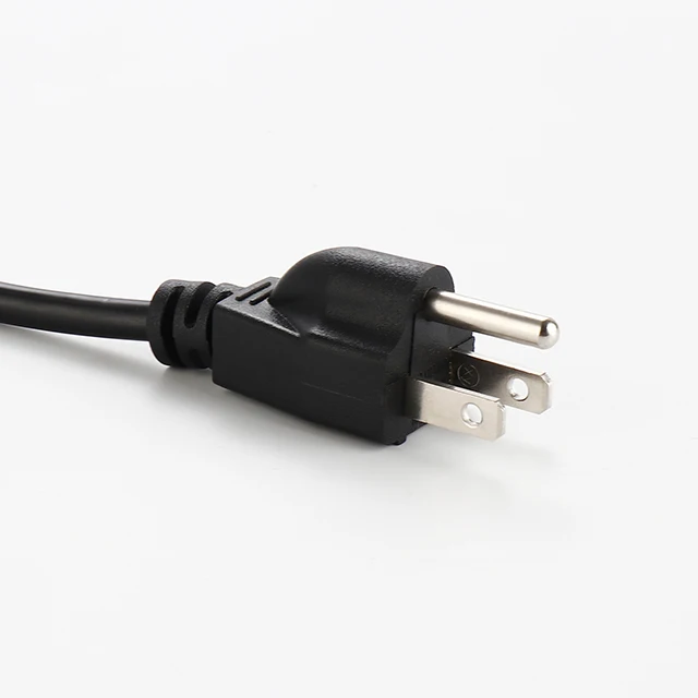 USA 3 pin Laptop Power Cable Lamps Appliances  power cable electrical supplies UK Power Cord Plug