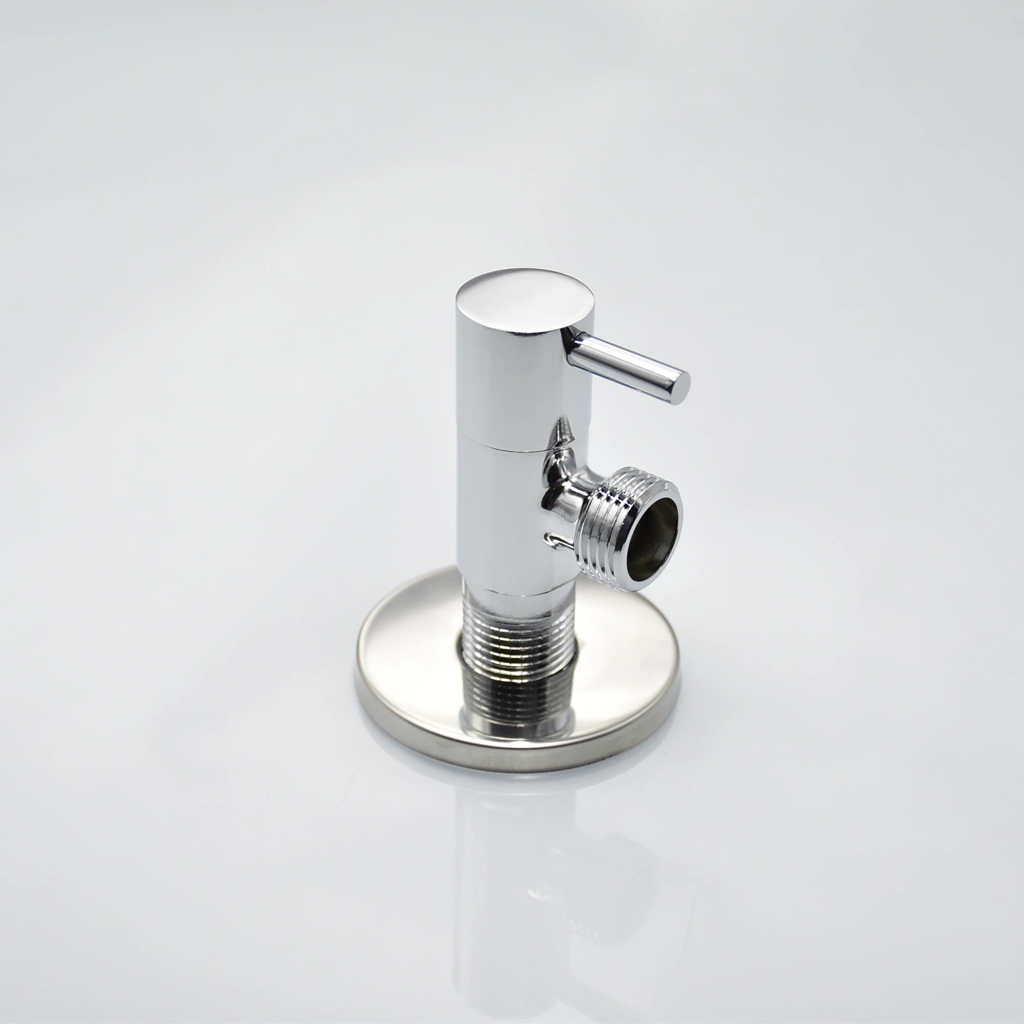 OEM Commercial 90 Degree Brass Angle Valve Modern Design 1/2 Wash Basin Faucet for Bathroom Use