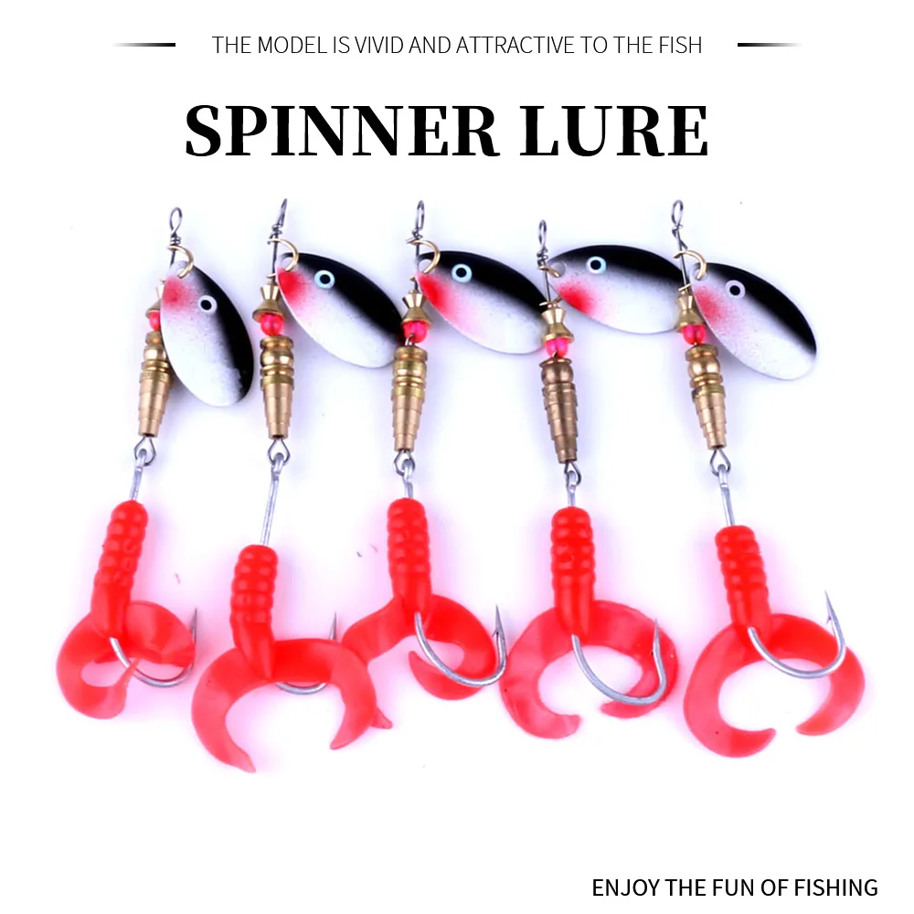 9cm-7.1g Wholesale Metal Spinner Spoon Lures Trout Fishing Lure Hard Bait