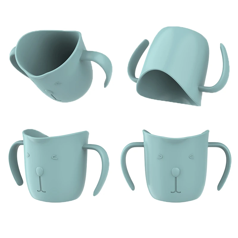 Wholesale Anti-choking PP Plastic Kids Toddler Drinking Cup Training Baby Products Snack Water Cups Bottle Drinkware For Baby