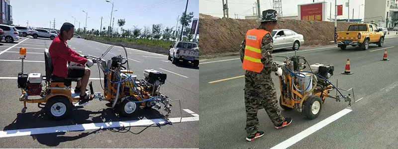 New Type Thermoplastic Road Marking Paint Preheating Double Cylinder Hydraulic Hot Melt Kettle Spare Parts Provided Gearbox GEAR