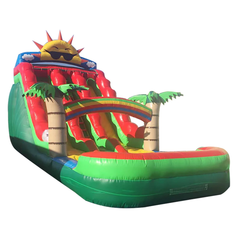 durable inflatable combo slide bounce house for children