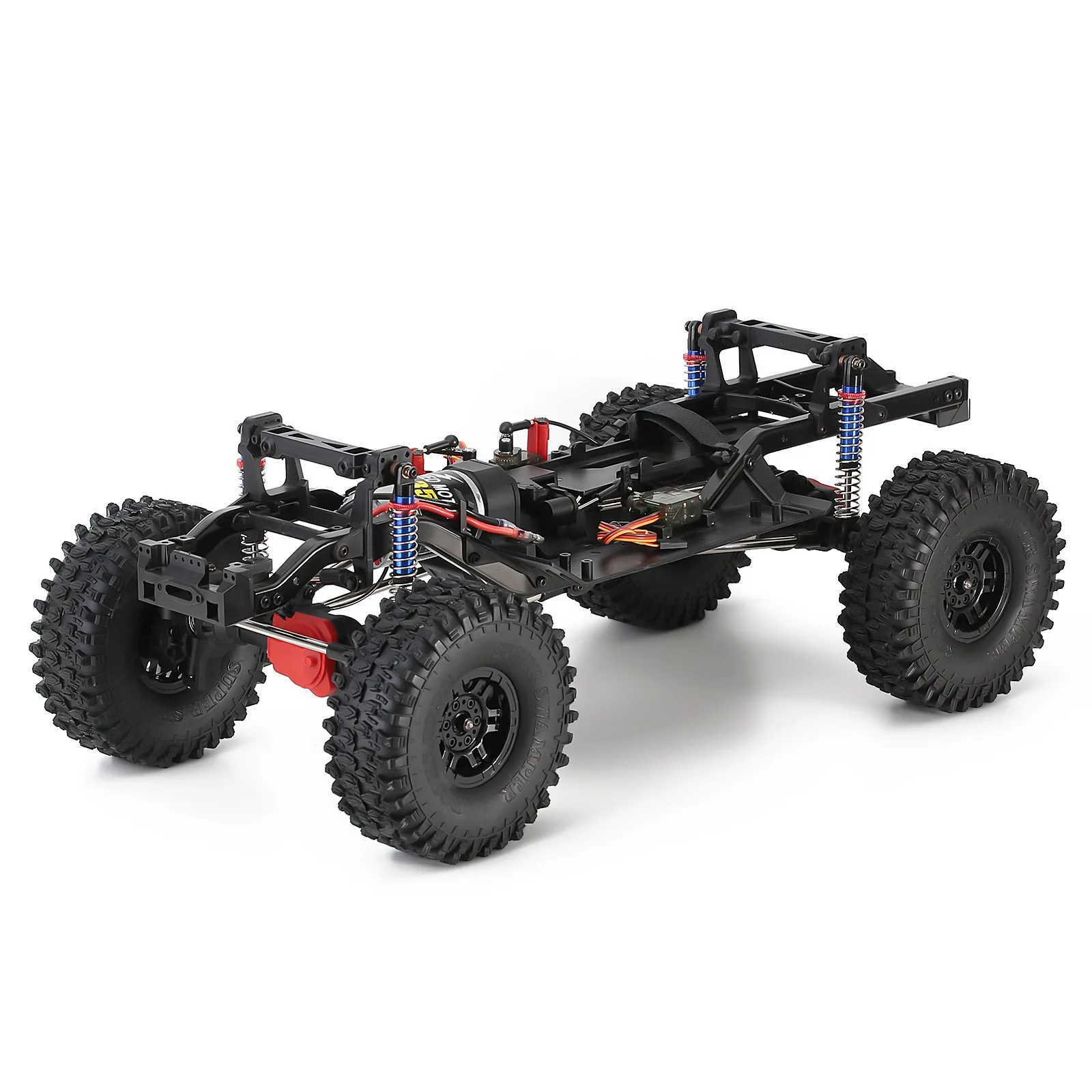 2-Speed Transmission Chassis Frame with Differential Portal Axle for 1/10 RC Crawler Car DIY Upgrade Parts AX-8508
