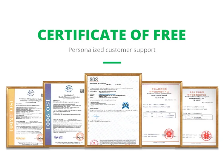 2021 Bina Factory Low Pressure 12.5 kg Lpg Gas Cylinder 26.5L Propane Tank For Yemen