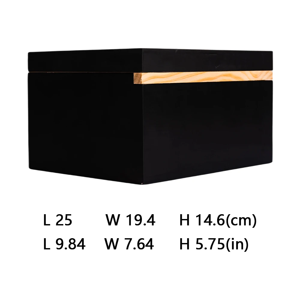 wood stash box with rolling tray storage boxes Bamboo wood cigarette case black box with tray