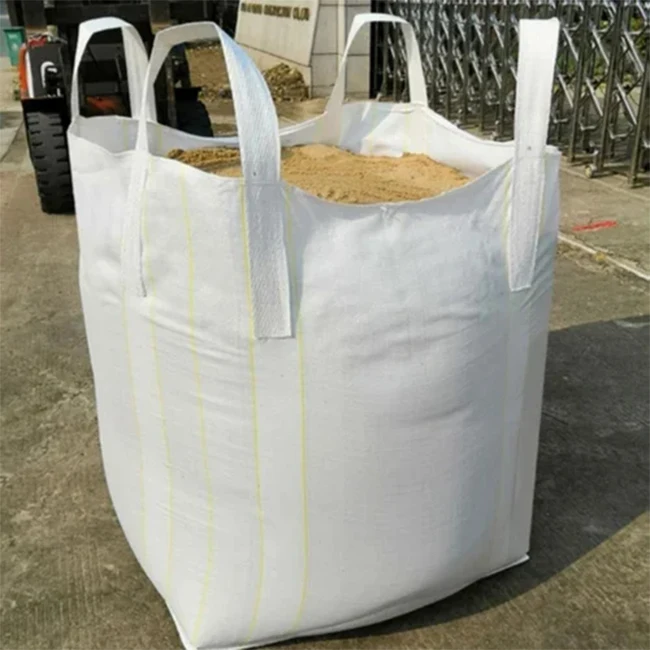 compression FIBC Polypropylene PP Big Bag Certified Factory Bulk Sack Inner Corner 1 Ton Super Jumbo Sand Bag PP Woven Jumbo Bag