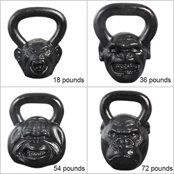 10kg Custom Weightlifting Competition Kettlebell Monkey Kettlebell For Exercise