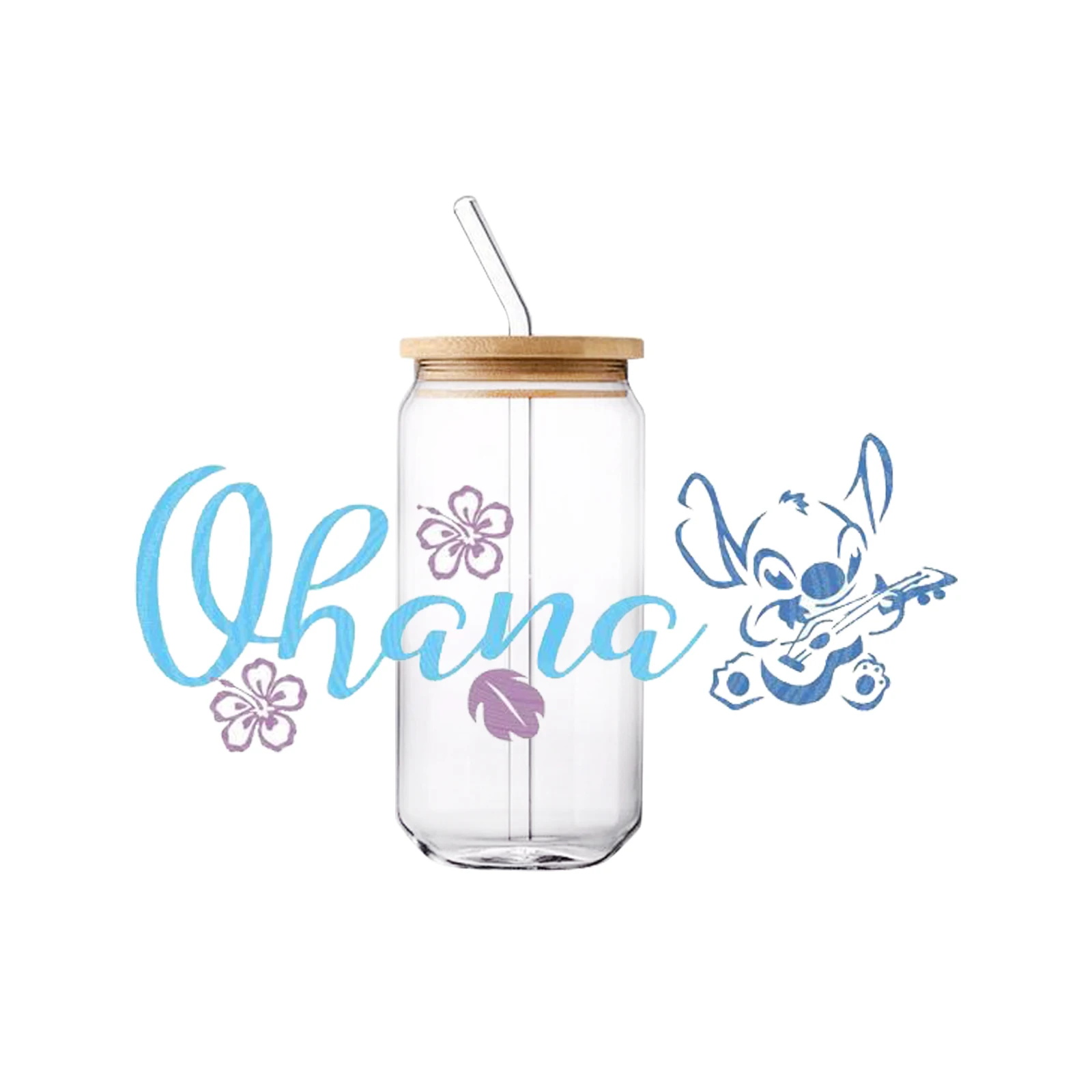 EYD оптовая цена на заказ многоразмерная Водонепроницаемая 16 Oz UV DTF чашка обернуть Трансферы